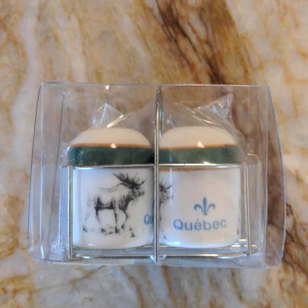Quebec Salt & Pepper Shakers Moose